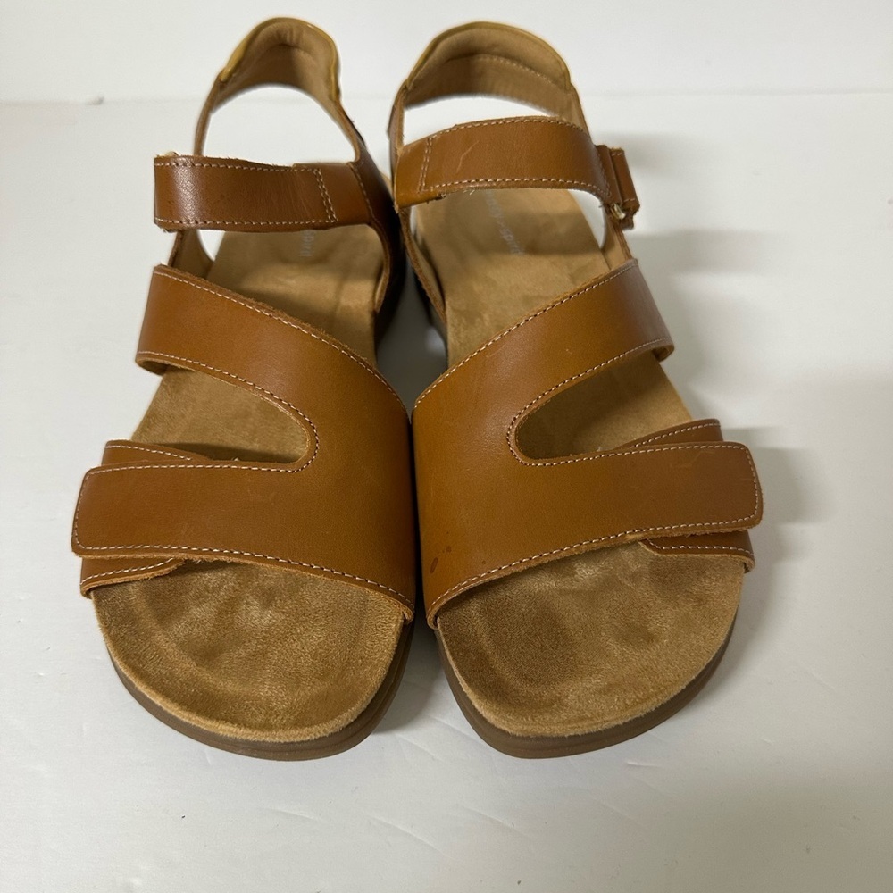 Easy Spirit Mavey Brown Leather Sandals Size 8.5 - Picture 3 of 7